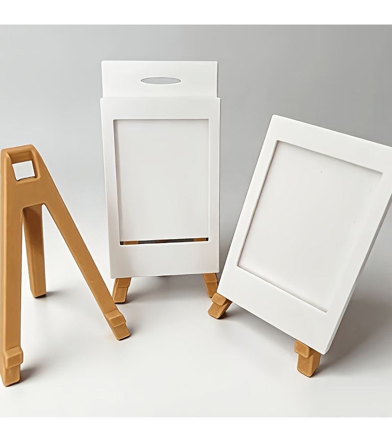 Nordic Style Mini Picture Frame Vertical Desktop Photo Frame Polaroid Photo Display Stand 1 Set - Image 2