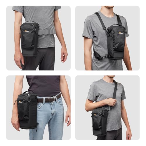 Lowepro ProTactic TLZ 75 Slim AW III Toploader Camera Bag, Camera Case for DSLR, Mirrorless, Vol. 4.5L, Dim: 14.57x4.13x5.5in for Cameras w/Lens attached, Modular Shoulder Bag, for Photographer/Video - Image 4