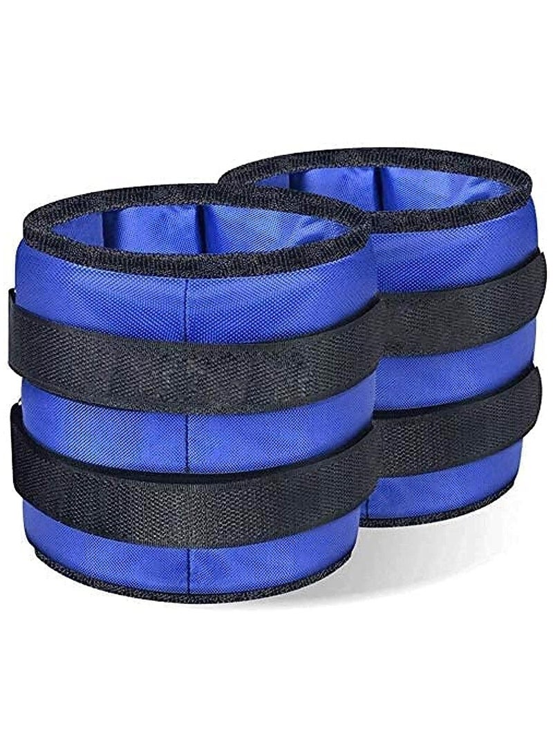 مخطوطات أوزان الكاحل قابلة للتعديل للنساء والرجال، وزن معصم الكاحل متين للأيدي أو القدمين، مقاومة للاهتراء، المشي والركض والجمباز والتمارين الرياضية المتحمسين لتدريب العضلات (3 كجم × 2 رقم) - Image 3