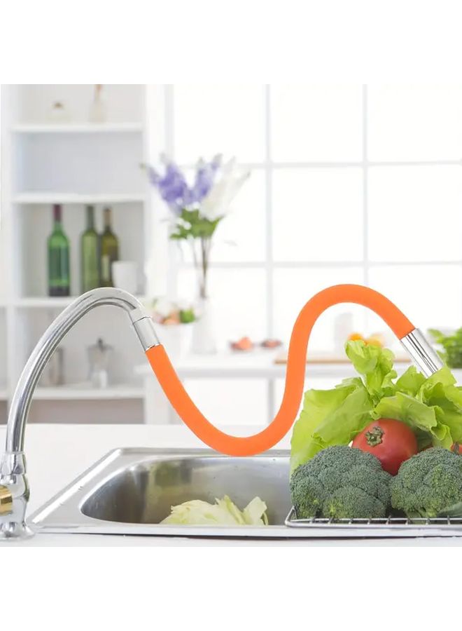 Universal Faucet Extension Hose 17cm 360 Rotating Splash Proof For Kitchen Bathroom Sinks - Image 1