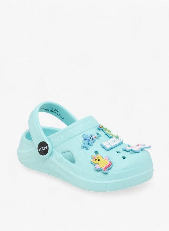 أكوا زينة جيبيتز للأحذية بنعل سميك مع حزام خلفي - Image 1