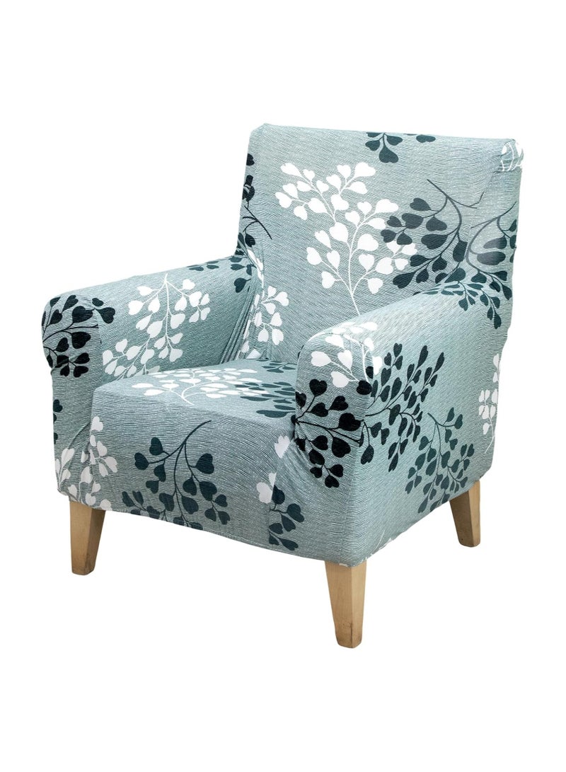 general Banquet armchair Sliding cover Stretch chair cover 1 piece armchair sofa cover Soft armchair cover Detachable and washable single sofa cover Living room furniture protector - Image 1