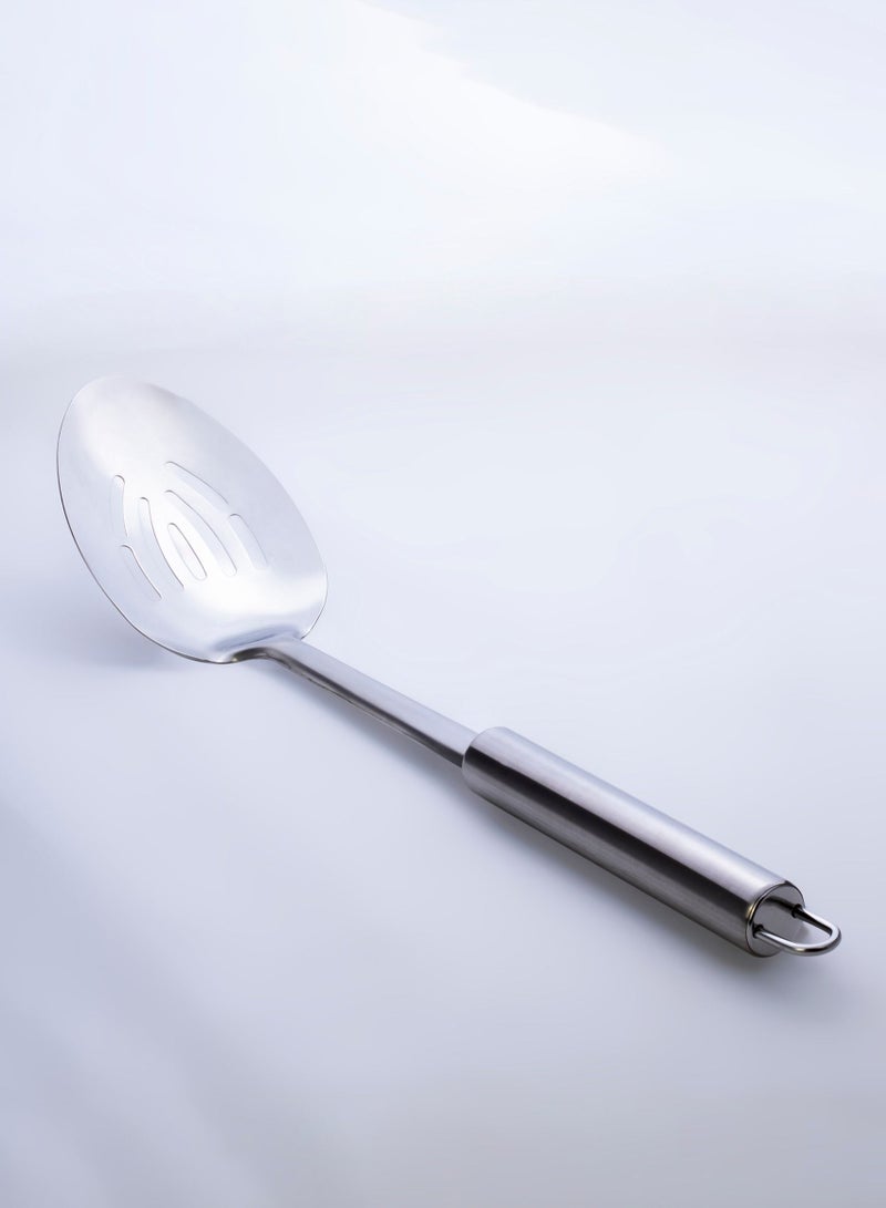 Cuisine Art Stainless Steel Strainer, Slotted Serving Ladle Spoon - Image 3