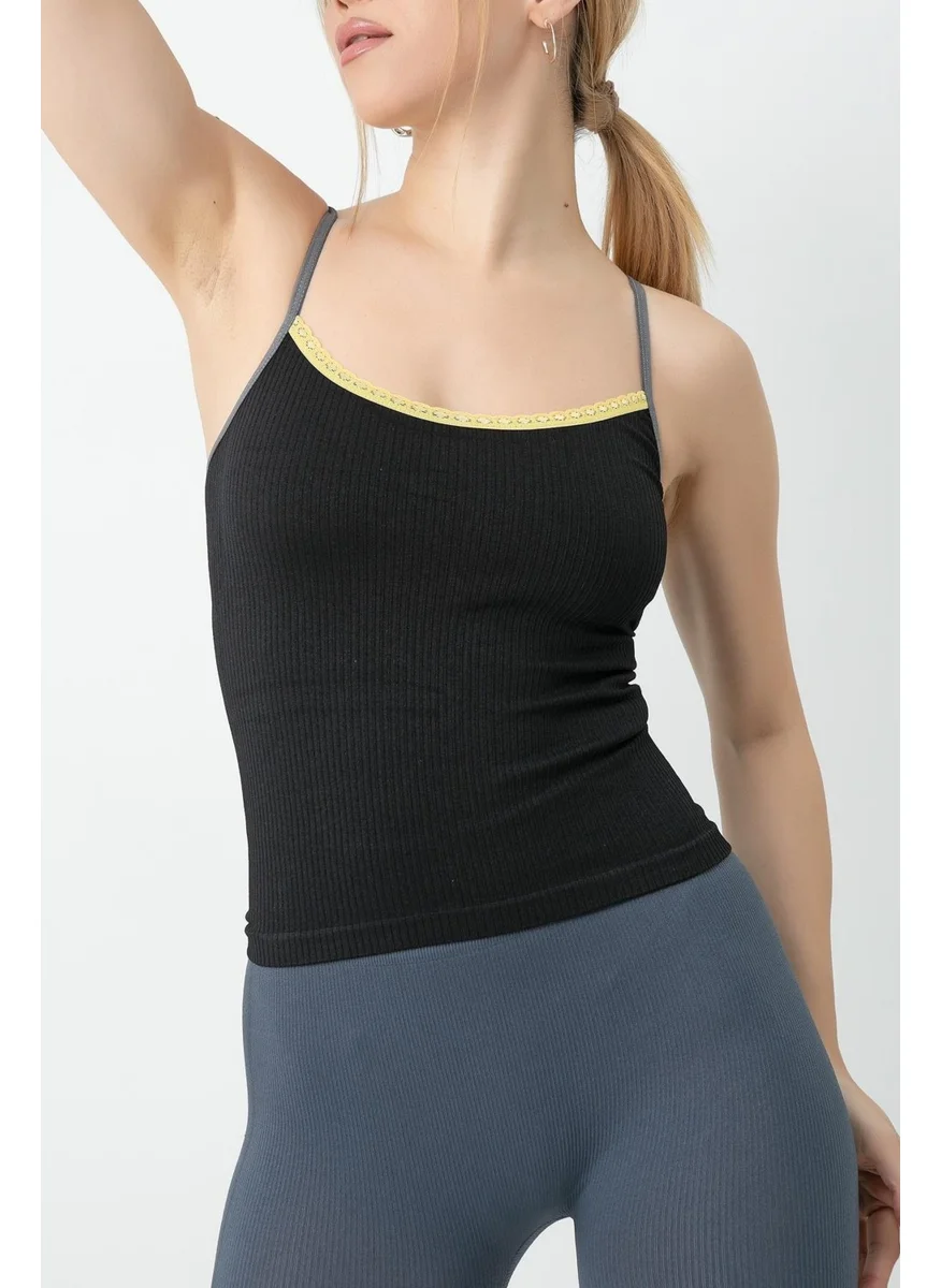 جيجوتو Women's Seamless Ribbed Tank Top