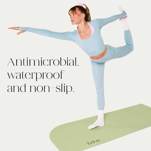 Bala Deco Yoga Mat for Home Gym, 5mm (Sage) - Non Slip Exercise Mat for Home Workout, Stretching, Pilates, Aerobics & Floor & Fitness Work Out - Outdoor or Indoor Exercise Equipment - Image 3