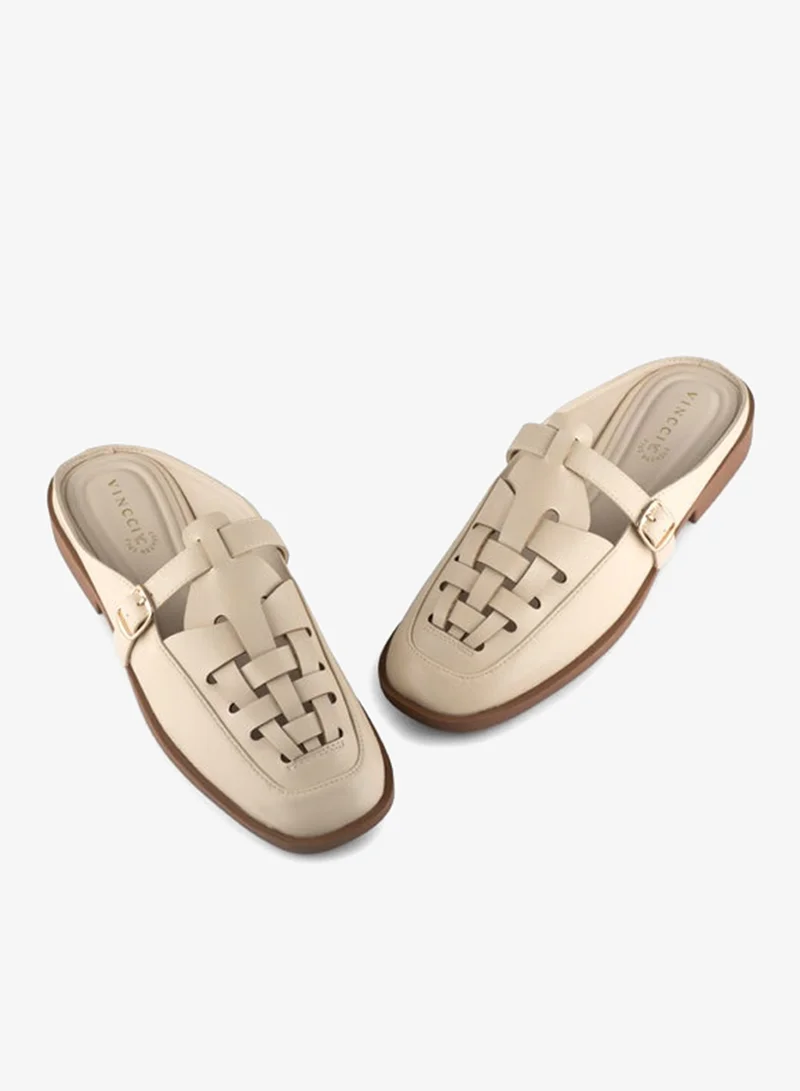 Vincci Beige Women Flat Sandals for Women | Best Price UAE