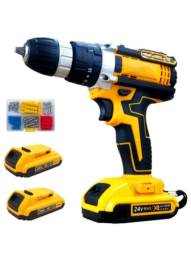 BlueFire 28V MAX Cordless Electric Drill Tool Set – Complete Professional Power Tool Kit with 2 Rechargeable Batteries, Fast Charger, High-Torque 18–35Nm Drill, Hammer, Pliers, Screwdrivers, Drill Bits, Measuring Tape and Accessories – Portable Durable Carry Case for Home Repair, Woodworking, Metal Work and Construction Projects - Image 3