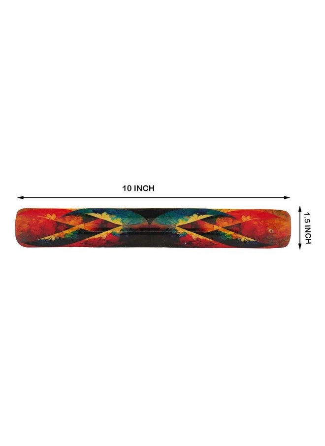 naqsh NAQSH Wooden Incense Holder Tray for Sticks - Incense Burner Holder - Insense for Table Decorations and Boho Gifts (Multi Abstract)  - Image 2