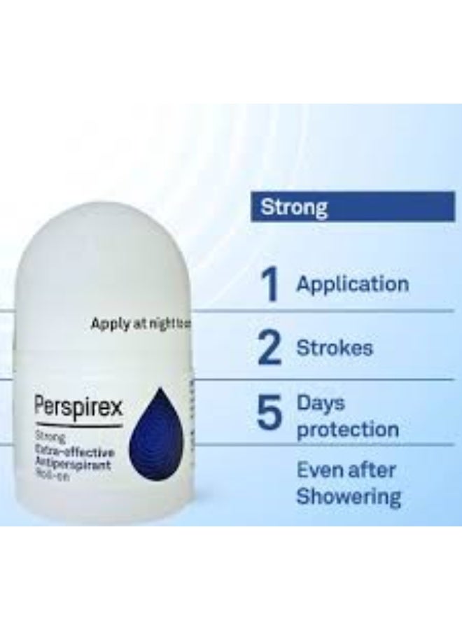 Perspirex Strong Antiperspirant Roll-On 20ml - Image 2