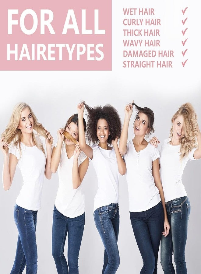 KESESU Hair Brush, Professional Curved Vented Brush for Faster Blow Drying for Women, Men, Paddle Detangling Brush for Wet Dry Curly Thick Straight Hair (Pink) - Image 5