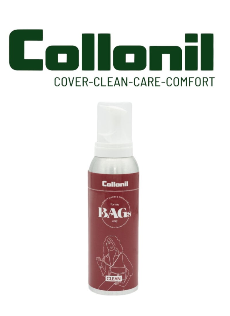Collonil Bags Clean 125ml: Ultimate Handbag Care Foam for All Leather Types  - Image 1