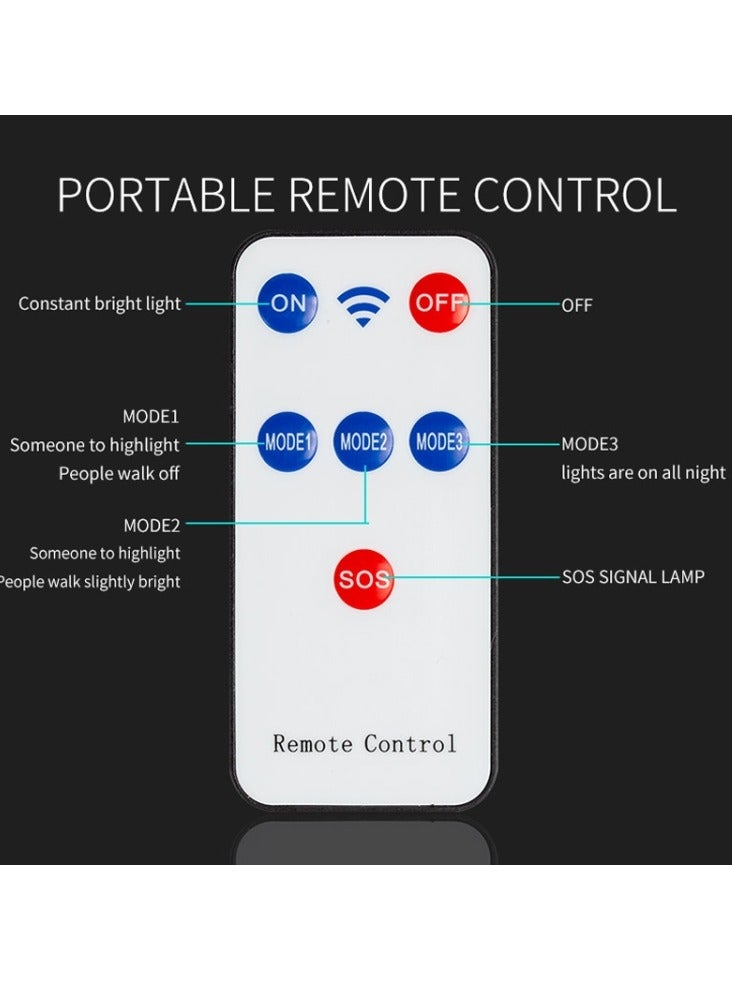 Solar Street Lights Outdoor Dusk to Dawn Flood Lights with Remote Control - Image 3
