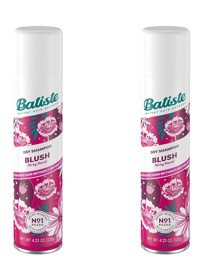 باتيستي شامبو باتيست الجاف، أحمر الخدود، 200 مل، عبوة من قطعتين - Image 1