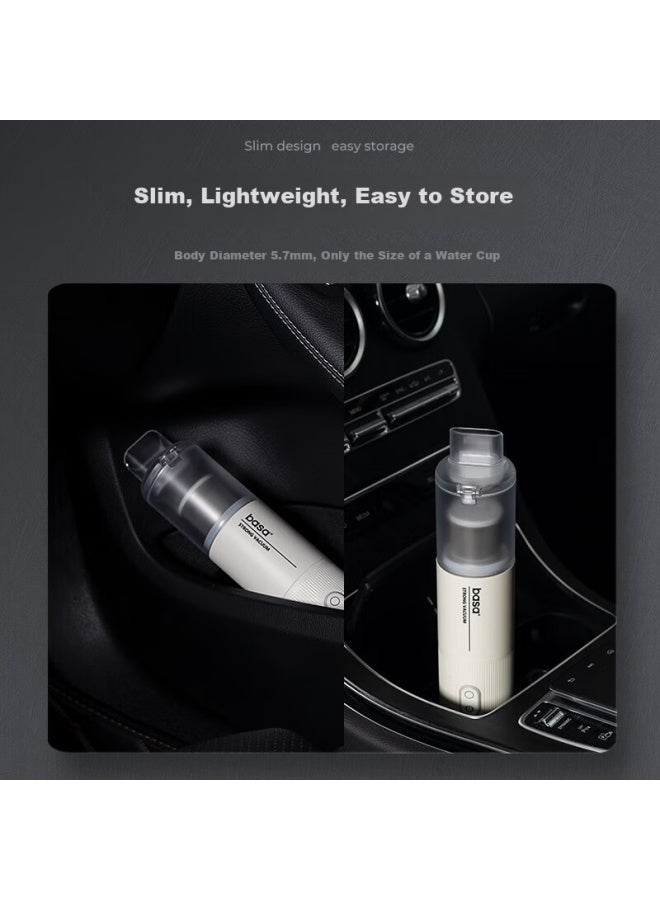 Basa Car Vacuum Cleaner, Handheld Wireless High Suction Power, For Car And Home Use, Desktop Cleaning, High-power Extra Strong Suction, 8000pa Long Battery Life - Image 3