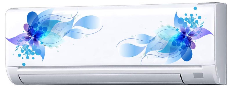 Decopix 'ac Sticker Fridge Sticker Wall Sticker Split Ac Stickers Air Conditioner Sticker - Standard Size (Fit for All Models/Sizes/Brands) (Vinyl, Multicolor)' - Sm6007 - Image 1