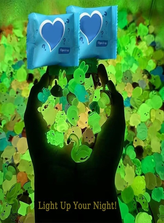 Treayes Mini Glow in The Dark Animal Resin Models, Mystery Resin Animals Blind Bag, Mini Luminous Farm Ocean Figures, Animal Miniatures for Fairy Garden Accessories, Random Design (50pcs) - Image 5