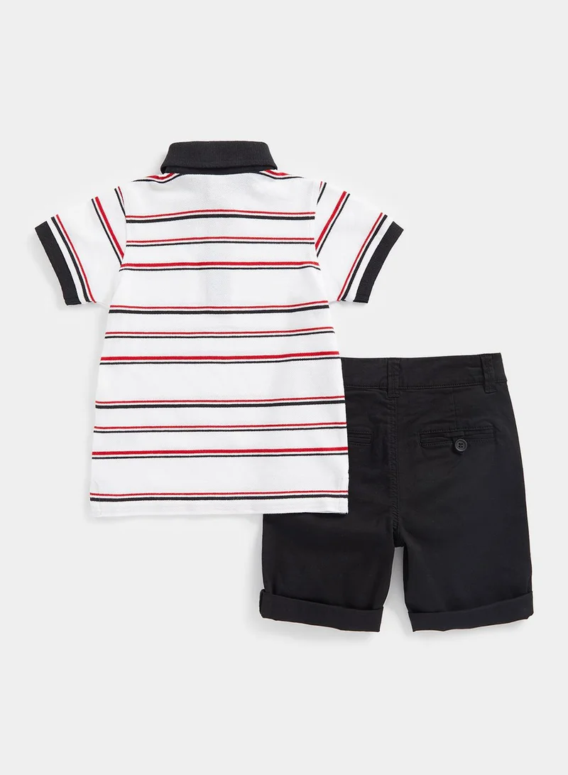 mothercare Polo Shirt and Shorts Set