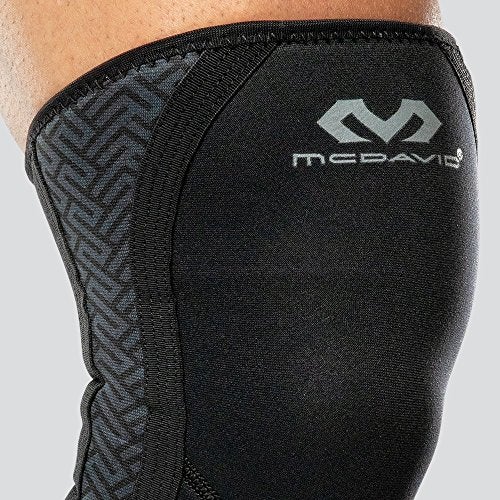 McDavid MDX801 Weightlifting Knee Sleeves, Black, Medium - Image 5