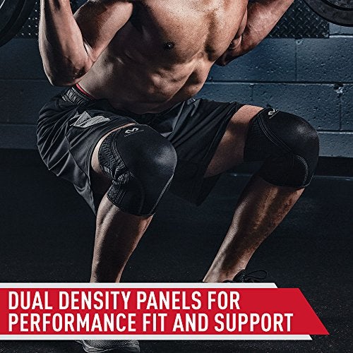 McDavid MDX801 Weightlifting Knee Sleeves, Black, Medium - Image 3