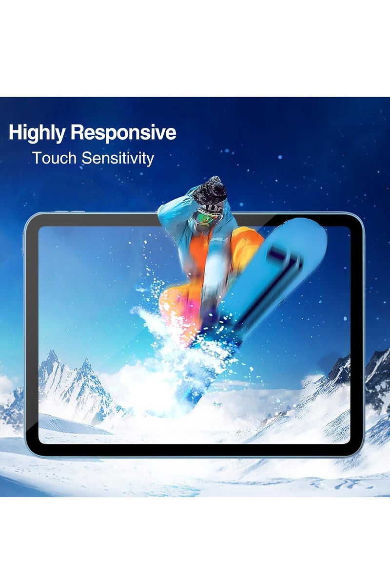 2 Pcs iPad A16 2025 11th Generation 11-inch Screen Protector, 9H Tempered Glass Screen Protector for iPad A16 2025 11th Generation, Full Coverage Bubble-Free Tempered Film, Anti-Scratch Film - Image 5