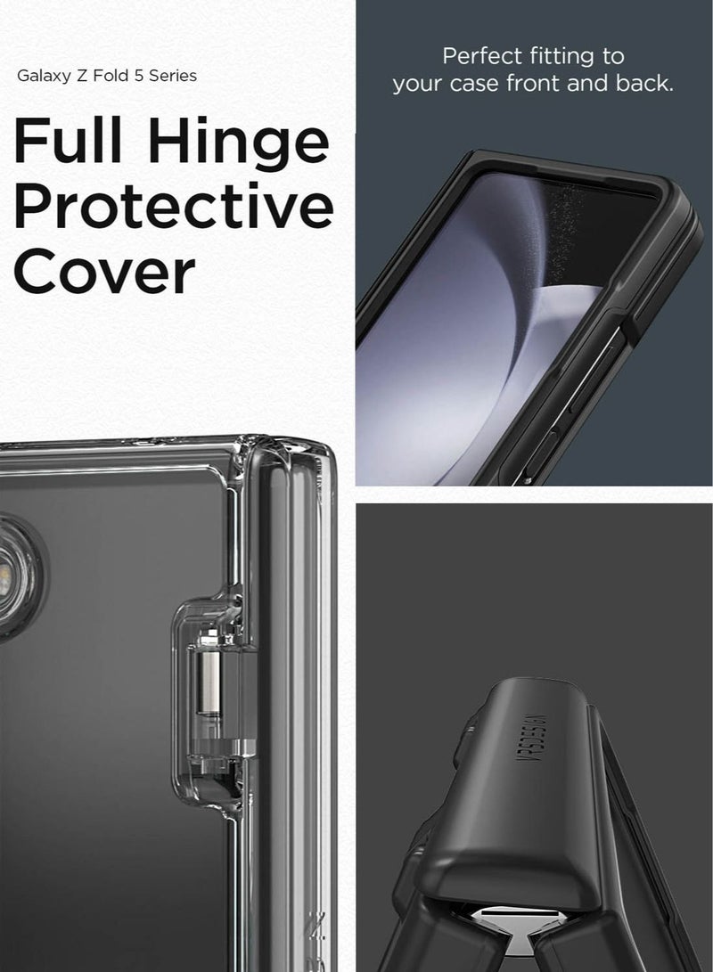 VRS Design Terra Guard Modern Samsung Galaxy Z Fold 5 Case Cover (2023) with Front Screen Protector - Marine Green - Image 5
