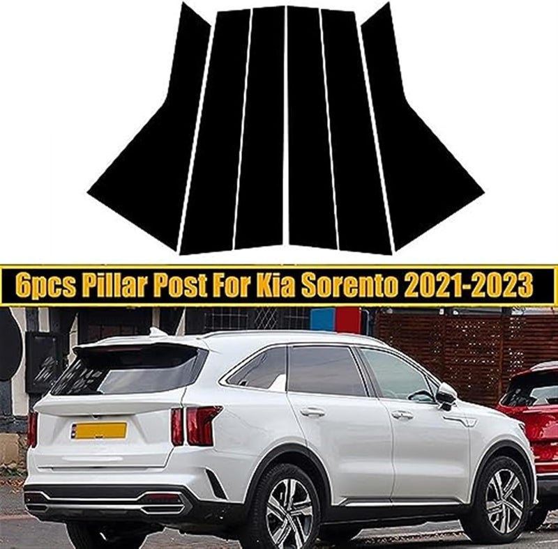 Black Pillar Posts for Kia Sorento - Image 5