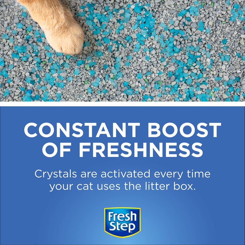 Fresh Step Cat Litter Crystals - Cat Litter Box Deodorizer - Litter Box Odor Control - Cat Odor Eliminator for Home - Litter Deodorizer - Kitty Litter Crystals Refill - Fresh Scent - 15 Oz - Image 4
