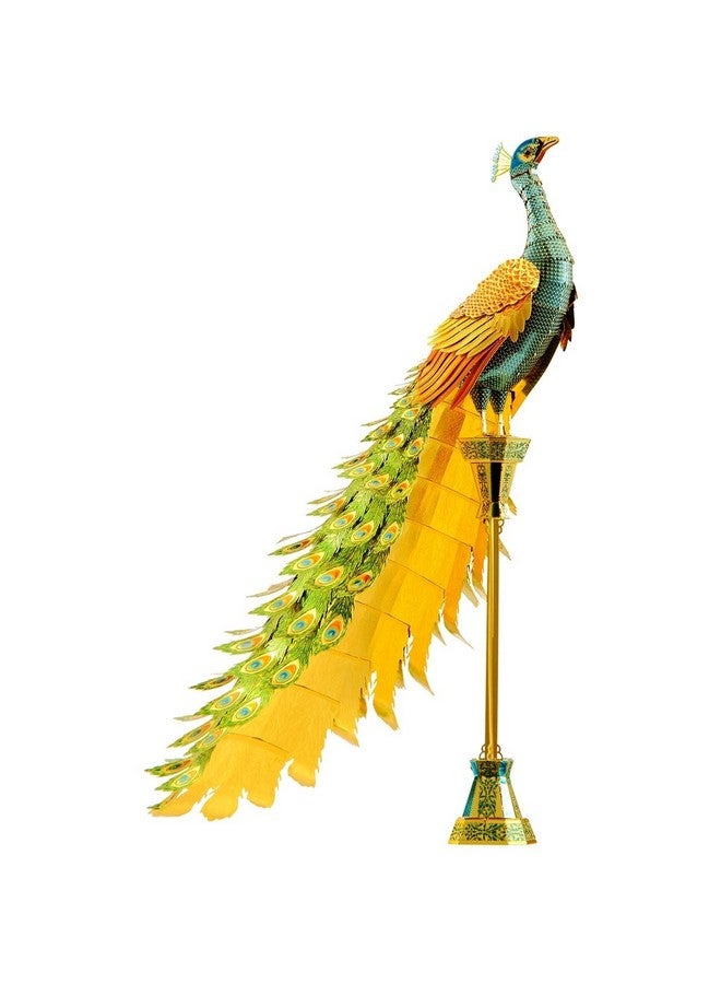 Fascinations Iconx Peacock 3D Metal Model Kit - Image 1
