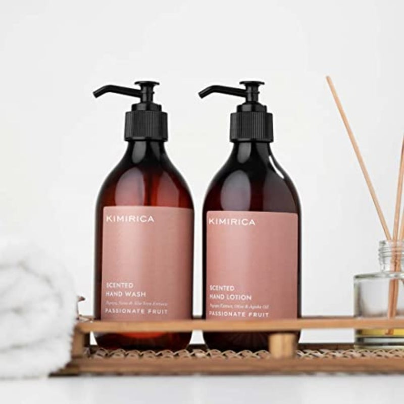 Gift Set Hand Wash Hand Lotion Duo Caddy Set 100 Vegan Paraben Free Long Lasting fragrance Luxury Gift set Premium Gift hamper 300mlx2 - Image 2