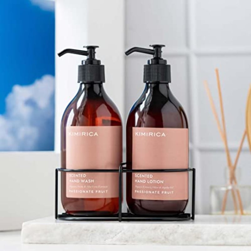 Gift Set Hand Wash Hand Lotion Duo Caddy Set 100 Vegan Paraben Free Long Lasting fragrance Luxury Gift set Premium Gift hamper 300mlx2 - Image 5