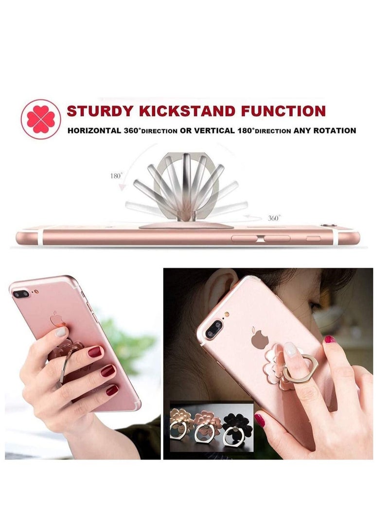 KASTWAVE Universal Phone Finger Ring Grip Stand Holder - Pack of 4 - Image 3
