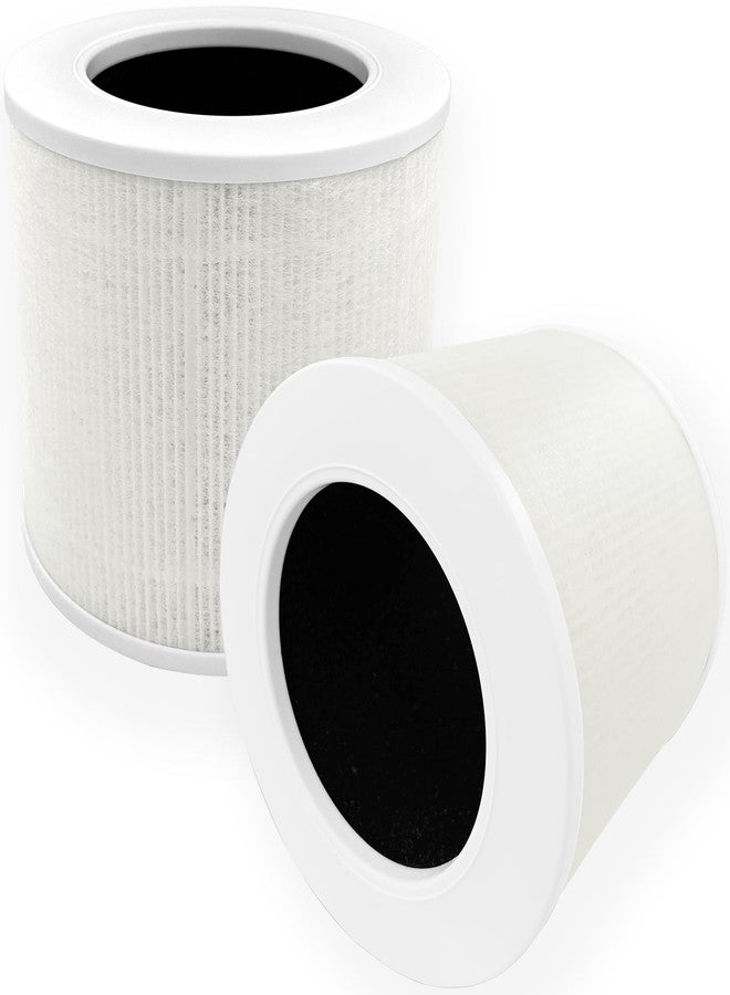Dttery Core Mini-P Replacement Filter for LEVOIT Core Mini Air Purifier, High-Efficiency Activated Carbon, 3-in-1 HEPA, Part Core Mini-RF, 2 Pack - Image 1