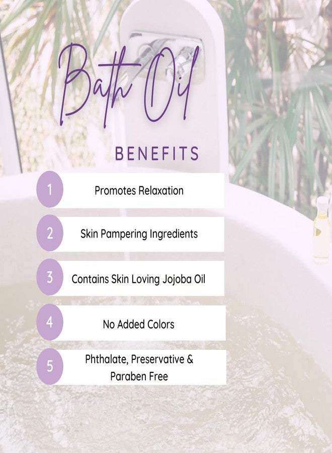 Eclectic Lady Vanilla Musk Bath Oil, Scented Body Oil, Relaxing Bathing Oil, 4 oz - Image 3