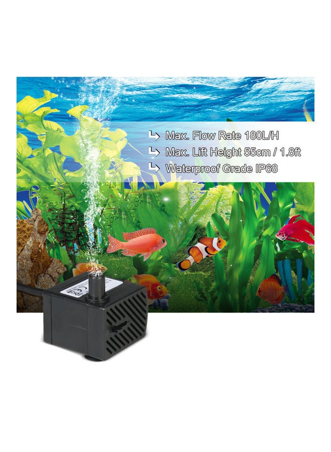 NIBEMINENT Submersible Water Pump Fountains Pond Black - Image 5