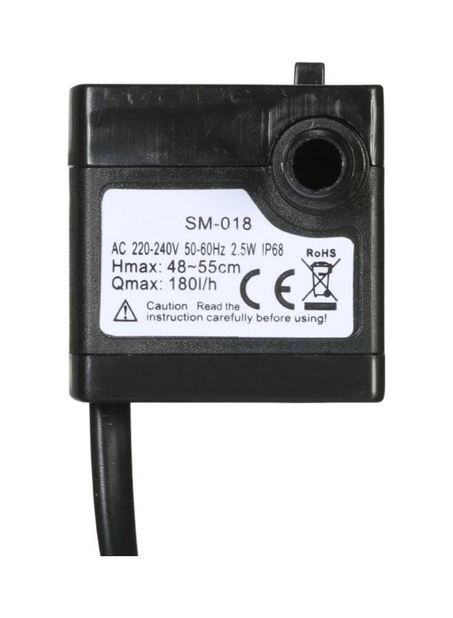 NIBEMINENT Submersible Water Pump Fountains Pond Black - Image 2