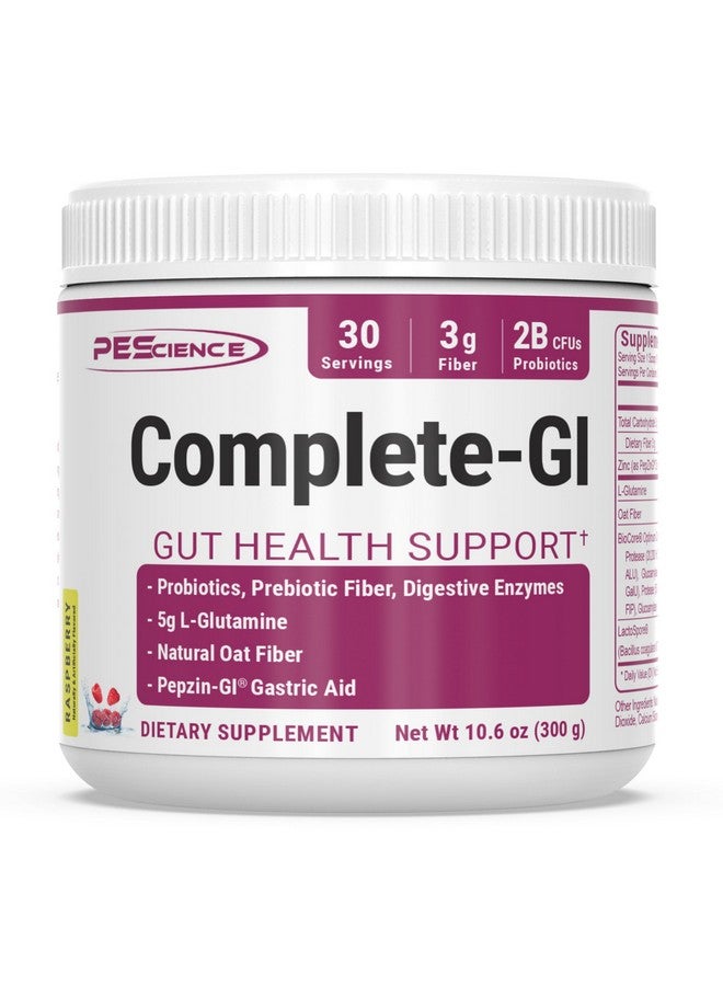 بي إي ساينس مسحوق صحة الأمعاء الكامل من PEScience، بنكهة التوت، بروبيوتيك للنساء والرجال، إنزيمات هضمية، ألياف بريبيوتيك، إل جلوتامين، زنك كارنوزين، 30 حصة - Image 1