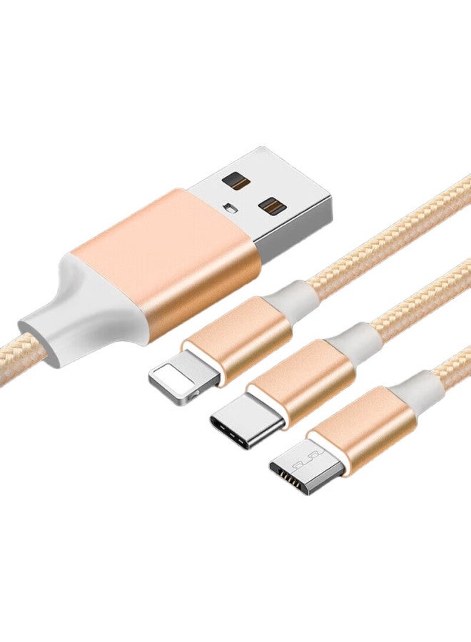 Newmine Apple/Type-C/Android 3-In 2-Meter Data Cable, Multi-Device Charging Cord - Image 3
