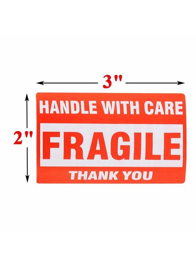 9527 Product 2'' x 3'' Fragile Stickers with Care Warning - Shipping Labels Stickers,500 Labels/Roll (1 Roll) - Image 2