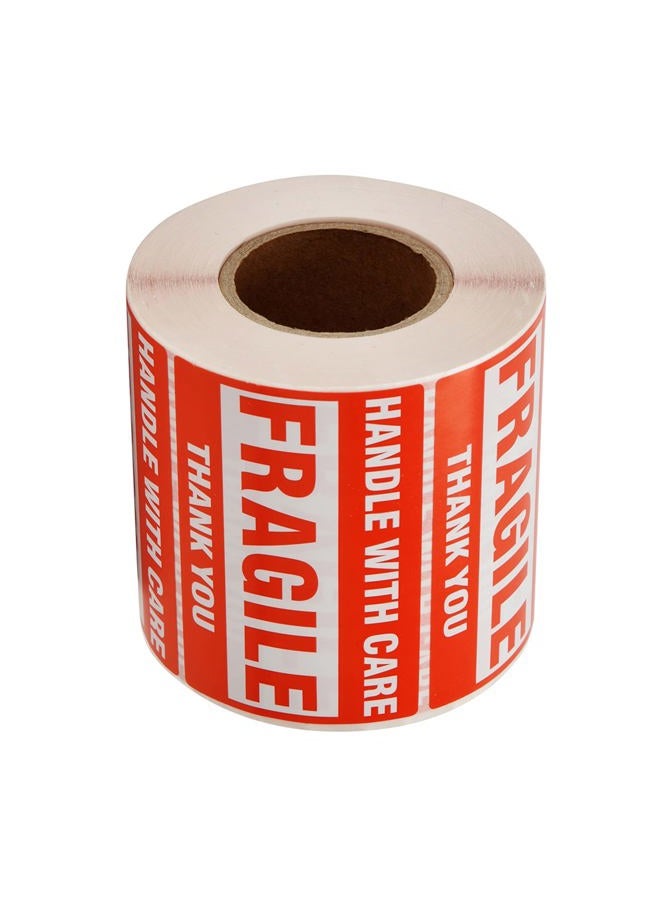 9527 Product 2'' x 3'' Fragile Stickers with Care Warning - Shipping Labels Stickers,500 Labels/Roll (1 Roll) - Image 3