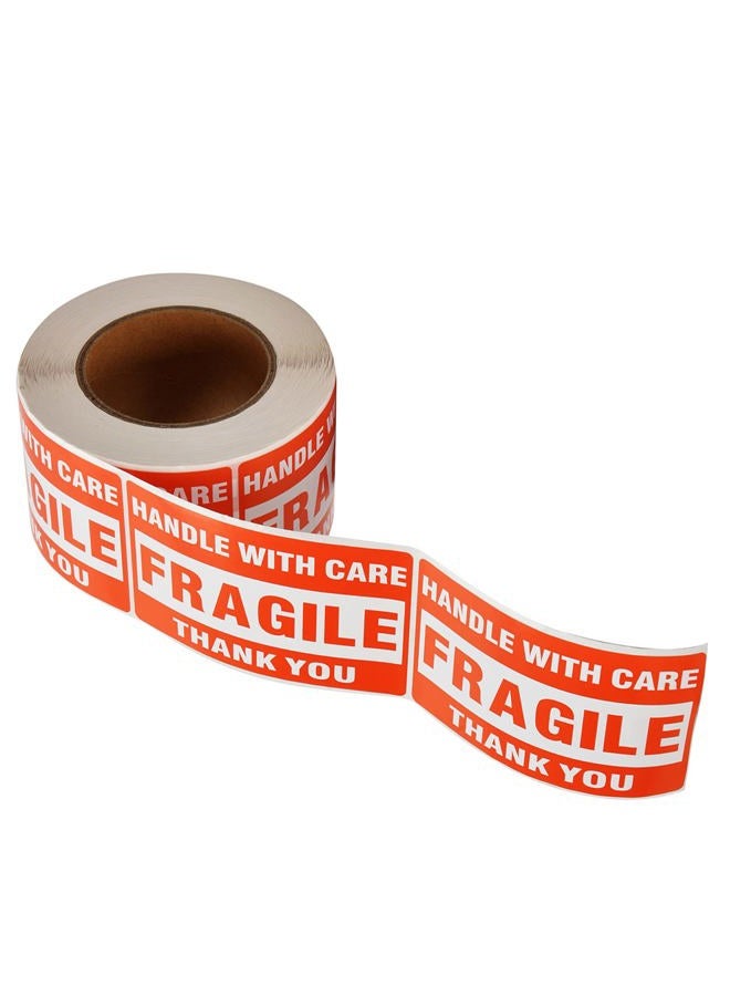 9527 Product 2'' x 3'' Fragile Stickers with Care Warning - Shipping Labels Stickers,500 Labels/Roll (1 Roll) - Image 4