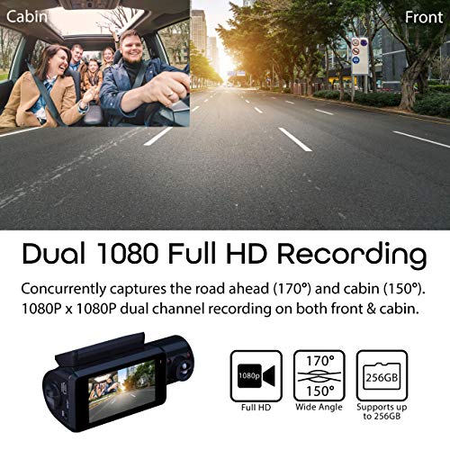 Rexing V3 Dual Camera Front and Inside Cabin Full HD 1080p with WiFi and Built-in GPS - Image 4
