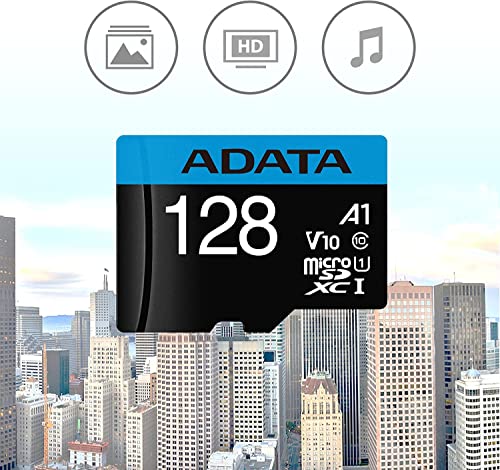 ADATA Premier 128GB MicroSDHC/SDXC UHS-I Class 10 V10 A1 Memory Card with Adapter Read up to 100 MB/s (AUSDX128GUICL10A1-RA1) - Image 3