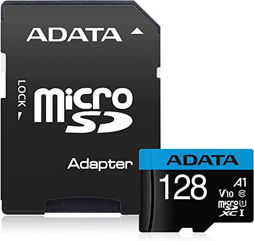 ADATA Premier 128GB MicroSDHC/SDXC UHS-I Class 10 V10 A1 Memory Card with Adapter Read up to 100 MB/s (AUSDX128GUICL10A1-RA1) - Image 2