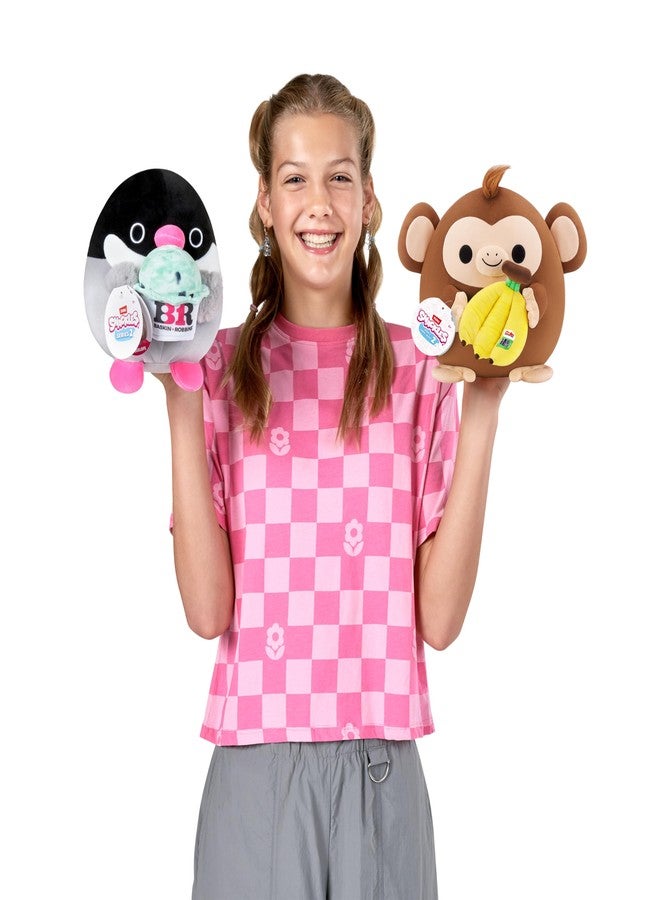 Snackles Series 2 Penguin & Baskin-Robbin 8 Inch Plush by ZURU, Ultra Soft Plush, Collectible Plush with Real Licensed Brands, Stuffed Animal, Giftable - Image 3