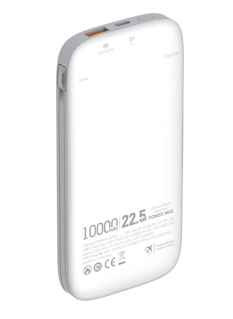 Foji - Foji 10000 mAh Power Bank With Charging Cable LED Digital Display - Image 1