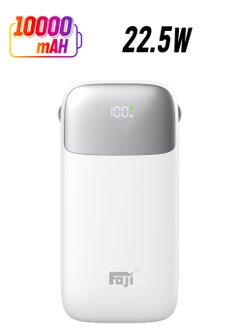 Foji 10000 mAh Power Bank With Charging Cable LED Digital Display