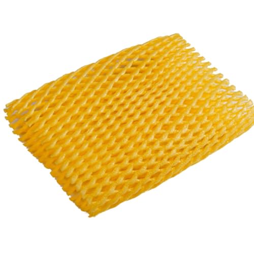 Blue max Fruit Covering & Packaging Foam Net | Reusable Protective Cushioning for Apples, Pears, Mangoes, Breathable, Fruit Covering to Prevent Damage During Transit & Storage | Yellow | 10MTR - Image 2