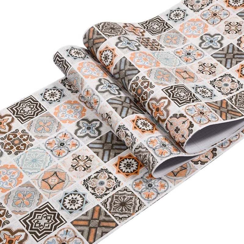 BPA Retro Tiles Self-Adhesive Wallpaper - Image 1