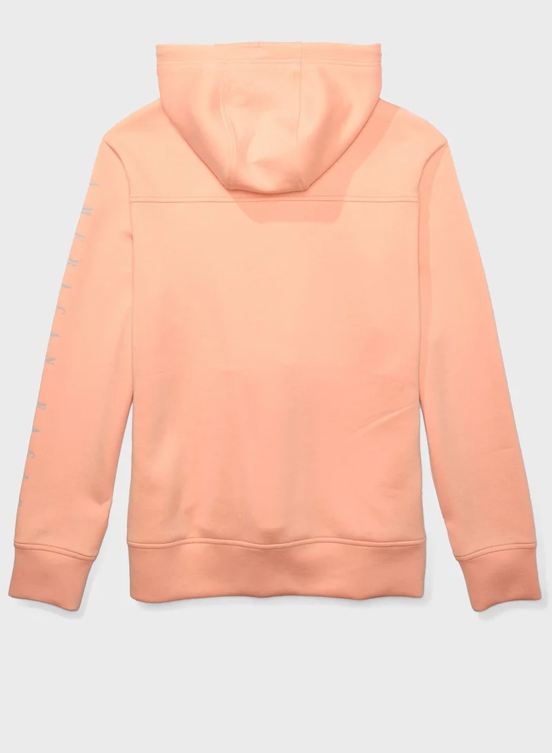 American Eagle Logo Pocket Hoodie