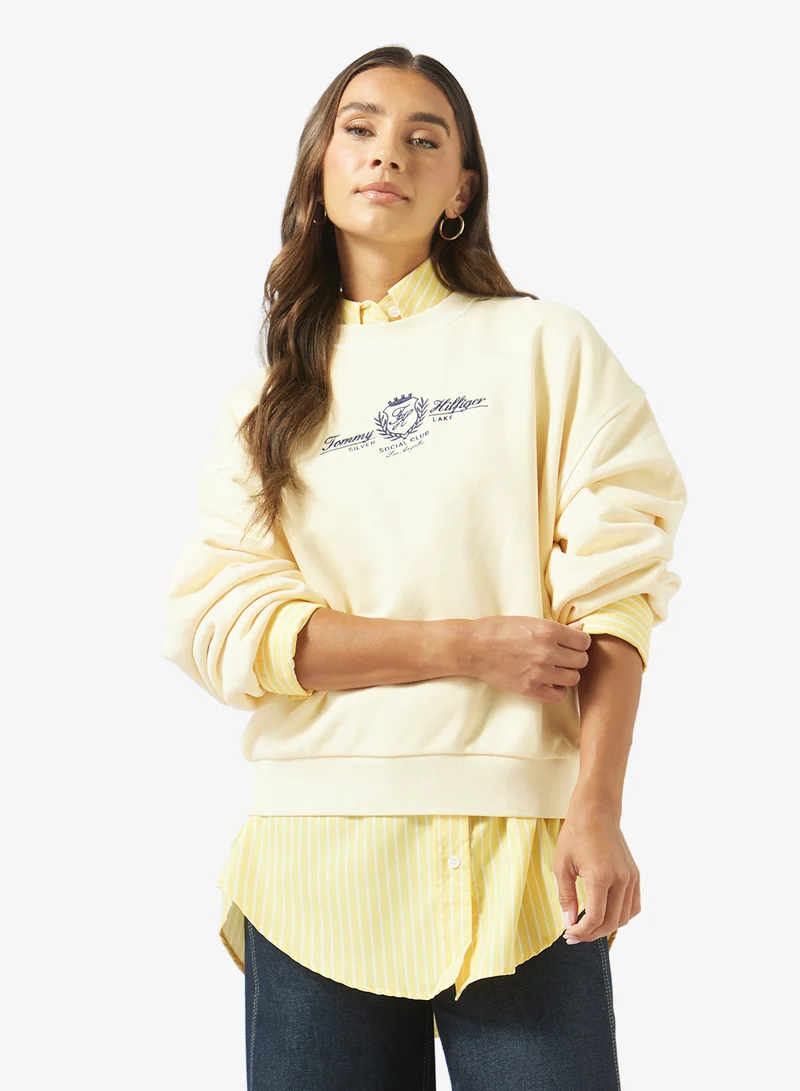TOMMY HILFIGER Logo Crew Neck Sweatshirt